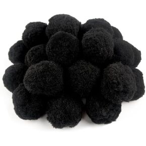 TOAOB 30pcs Large Pom Poms 2 Inch Yellow Craft Pom Poms Fuzzy Pompoms Balls for DIY Arts and Crafts Projects Home Decorations