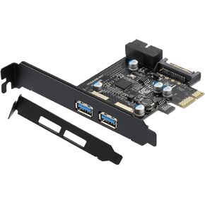 USB 3.2 GEN1 Type-e (A Key) Front Panel Header (to Type-C Front Panel Header) 5 Gbps +USB 3.0 20-pin Connector PCI-E 1X Express Card for Motherboard