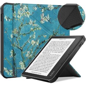 غلاف القارئ الإلكتروني لـ Kobo Libra 2th Generation (2021 الإصدار) ، خفيفة الوزن للغاية مع حالة النوم/الاستيقاظ التلقائي في كتاب COBO Libra 2 Gen E-book (TPU-Big Eye) in Kuwait