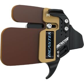 BICASTER Archery Log Recurve Finger Tab Cordovan