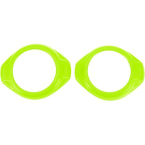 2 Pcs A Pillar Speaker Ring Cover Trim for Jeep Wrangler JK JKU 2 Door 4 Door 2015-2017 Window A Pillar Front Horn Speaker Cover ABS Light Green