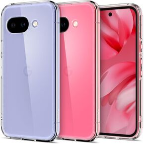 Spigen for Pixel 9a Case, Ultra Hybrid (2025) [Anti-Yellowing] [Military-Grade Protection] - Crystal Clear