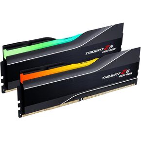 G.SKILL Trident Z5 Neo RGB Series (AMD Expo) DDR5 RAM 64GB (2X 32GB) 6000MT/s CL28-36-36-96 1.40V Desktop Computer Memory U-DIMM - Black (F5-6000J2836G32GX2-TZ5NR)