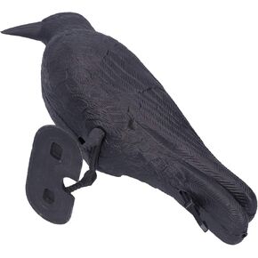 ASHATA Crow, Garden Decoration Hunting Bait Crows, for Vegetable Garden,Courtyard,Lawns Deco, Crops