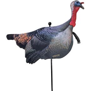 Higdon Outdoors Flex Turkey Silhouette | All in One Ultra-Light Foldable Turkey Decoy with Full Body Realism