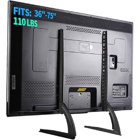 جهاز تلفزيون TV Stand for Sony Bravia 55/65/75 بوصة ، قاعدة TOP TOP TV TV ، حامل بديل قابل للتعديل ، لأكثر من 36-75 بوصة تلفزيونات الشاشة المسطحة ، يمتلك أقدام التلفزيون الصلب حتى 110 رطلاً ، MAX VESA 600X600M