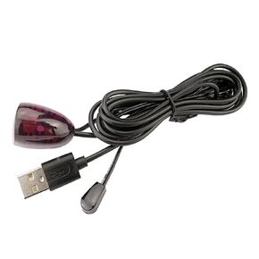 USB to IR Receiver Cable 10FT Infrared Remote Control Extender Repeater Cable 2m Infrared IR Remote Extender Repeater Receiver USB Adapter Transmitter Applies to Control Devices 2m with Lights