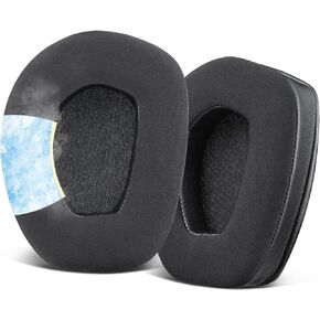 SOULWIT Lambskin Earpads Replacement for Sennheiser RS165/TR165/RS175/TR175/RS185/TR185/RS195/TR195(RS/TR 165 175 185 195 RF), Ear Pads Cushions for HDR165/HDR175/HDR185/HDR195 - HDR175 LS Black