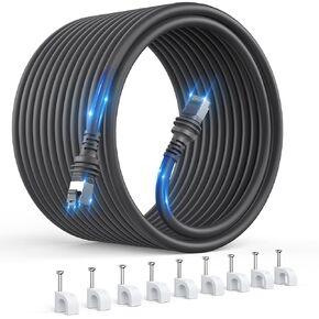 Starlink Gen 3 Cable 150FT, Standard Actuated Starlink Replacement V3 Cable for Starlink Rectangular Satellite, Waterproof Extension Cord, Heavy Duty Ethernet Cable for Outdoor & Home