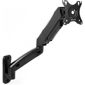 VIVO Premium Ultrawide Monitor Counterbalance Wall Mount for 49 inch Screens up to 44 lbs, Full Motion, Max VESA 100x100, Black, MOUNT-V100E
