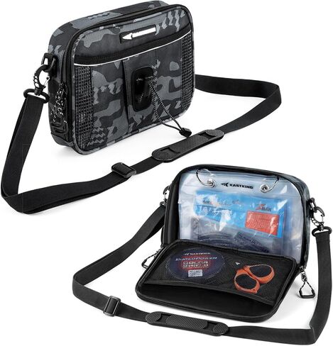 KastKing BaitSpace Detachable Bait Binder Tackle Bag – Large Clear Sleeves, Durable 900D Water-resistant Fabric, Soft Plastic Bait Storage For Hooks, Sinkers & Fishing Accessories in Kuwait