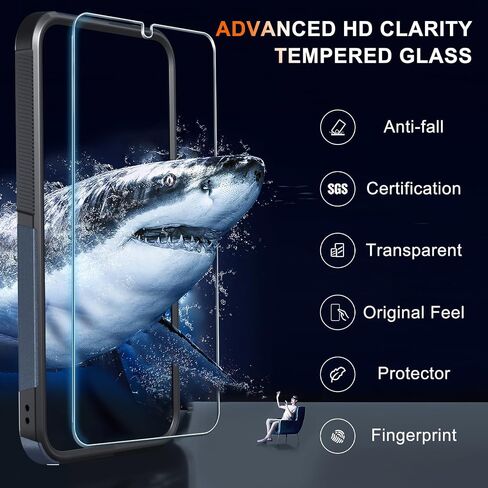RMOCR Case for Samsung Galaxy S25 Plus, Full Body Heavy Duty Rugged Shockproof Protective Phone Cover with Lanyard Strap, Tempered Glass Screen Protector and Camera Lens Cover, Mint Green in Saudi Arabia