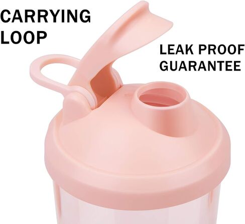 VOLTRX Premium Electric Protein Shaker Bottle, Made with Tritan - BPA Free - 24 oz Vortex Portable Mixer Cup/USB Rechargeable Shaker Cups for Protein Shakes in Saudi Arabia