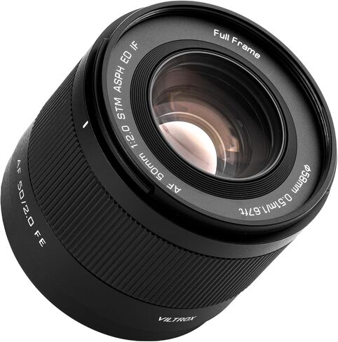 VILTROX 50mm F2 Full Frame Lens for Sony, AF 50mm f/2.0 FE Standard Prime Lens for Sony e Mount, FE Ultra-Compact e Mount Lens for A7RV ZVE1 A7CR A7CII a7Ⅳa7RⅣ a6500 a6600 in Saudi Arabia