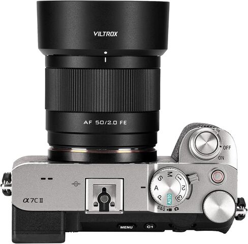 VILTROX 50mm F2 Full Frame Lens for Sony, AF 50mm f/2.0 FE Standard Prime Lens for Sony e Mount, FE Ultra-Compact e Mount Lens for A7RV ZVE1 A7CR A7CII a7Ⅳa7RⅣ a6500 a6600 in Saudi Arabia