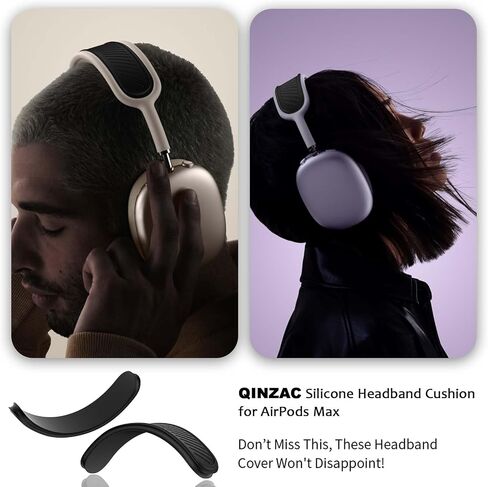 تغطية عصابة الرأس لـ Airpods Max (جديد 2024) ، حماة سماعات الرأس الناعمة للسيليكون Max سماعة الرأس/وسادة الراحة/إكسسوارات واقي Pad Top متوافقة مع Apple Airpods Max (Off-Off-Off-Off-Off) in Kuwait