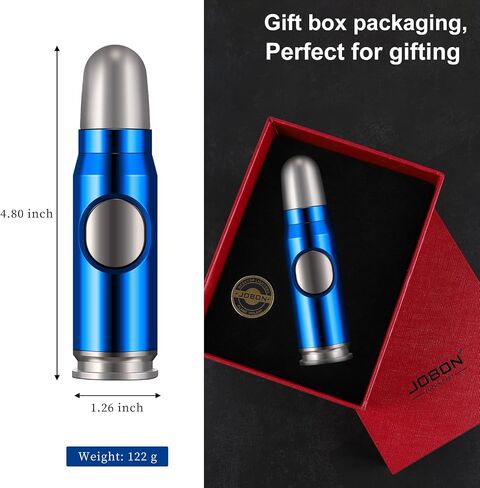 NAVPEAK ROINPACH BUTANE Torch Lighter - رصاصة أخف طائرة قابلة لإعادة الملء على شكل شموع ، في الهواء الطلق ، والحلويات ، والخبز ، معدات البقاء على قيد الحياة في الطوارئ (غير مدرجة) (الذهب) (الذهب) in Kuwait
