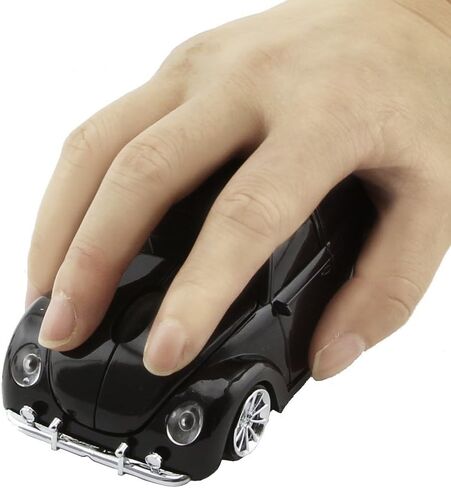 فأر USBKingdom اللاسلكي ، 2.4 جيجا هرتز اللاسلكي ماوس الماوس البارد ثلاثي الأبعاد شكل السيارة الفئران البصرية البصرية مع جهاز استقبال USB لجهاز الكمبيوتر المحمول الكمبيوتر المحمول 1600DPI الأصفر in Kuwait