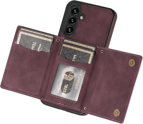 CCSmall for Samsung Galaxy A54 5G Crossbody Wallet Case for Women, Bling Glitter PU Leather Phone Case with RFID Blocking Card Holder Cover for Samsung Galaxy A54 5G SZ Purple in Saudi Arabia