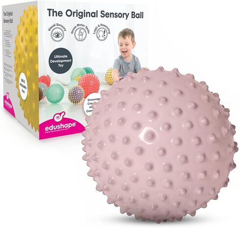 Edushape The Original Sensory Ball for Baby - 7" Baby Ball That Helps Enhance Gross Motor Skills for Kids Aged 6 Months & Up - Vibrant, Colorful and Unique Toddler Ball in Kuwait