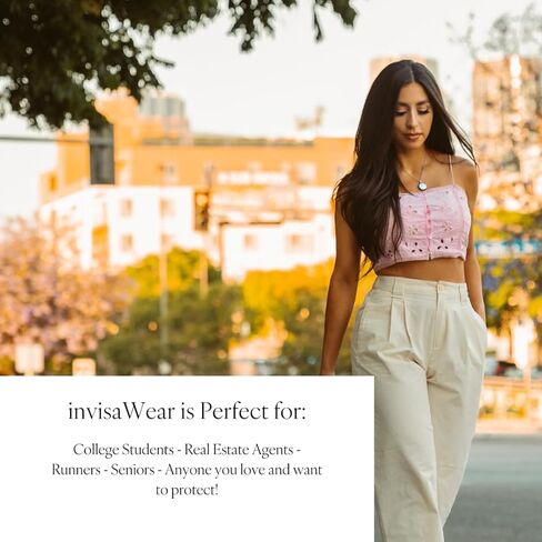 invisawear Smart Jewelry - Personal Safety Device - Necklace in Kuwait
