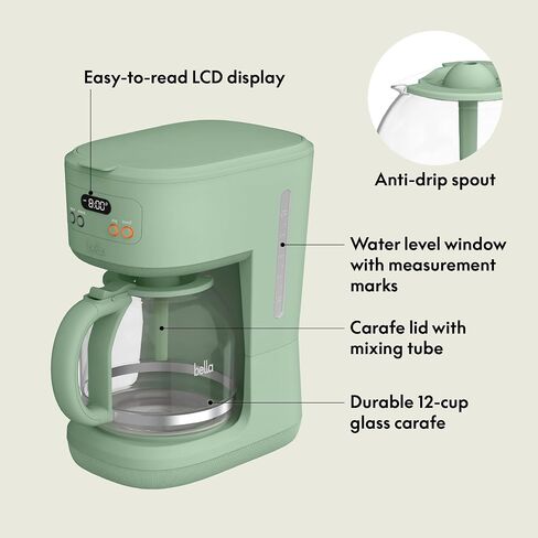 bella 12 cup Programmable Coffee Maker in Saudi Arabia