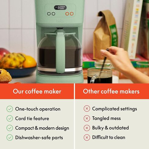 bella 12 cup Programmable Coffee Maker in Saudi Arabia