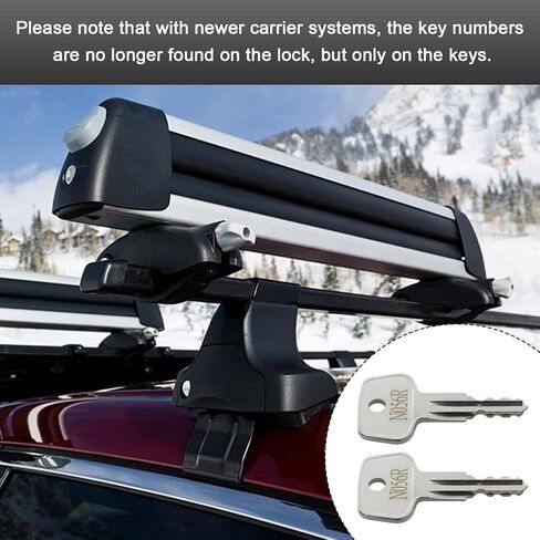 N055R Key of Thule for Roof Racks, Carriers, Crossbars Key etc(Key Number Thule - N055R) in Saudi Arabia