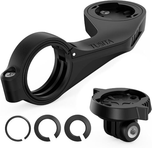 TUSITA Flush Out Front Mount Compatible with Wahoo Elemnt GPS Bike Computer, Fit 22.2mm 25.4mm 31.8mm Handlebar in Saudi Arabia