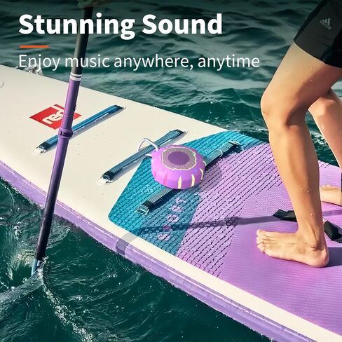 HEYSONG Bluetooth Shower Speaker, IP67 Waterproof, Portable, Clear Sound in Kuwait