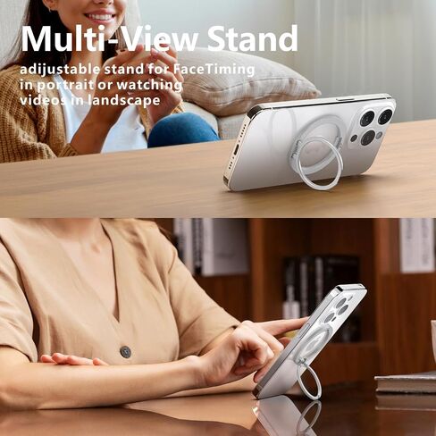 Magnetic Phone Ring Holder,ZXM Magnetic Phone Grip with Kickstand for iPhone,Magnetic Cell Phone Grip Stand Ring,X7 for Magsafe Kickstand for iPhone 16 15 14 13 Pro Max Plus&Huawei,Samsung (Black) in Saudi Arabia