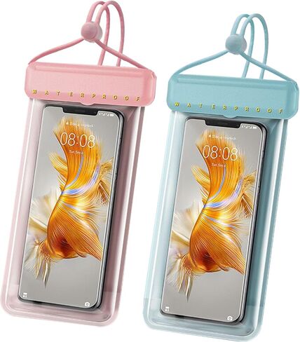 [2 حزمة حقيبة هاتف مقاومة للماء ， IPX8 PRINCE PRINCE PRINCE PROFT BAC LAG لـ iPhone 15 14 13 12 11 XS XR X PRO MAX بالإضافة in Kuwait