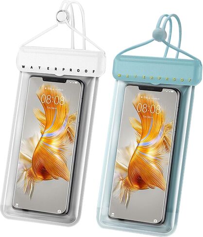 [2 حزمة حقيبة هاتف مقاومة للماء ， IPX8 PRINCE PRINCE PRINCE PROFT BAC LAG لـ iPhone 15 14 13 12 11 XS XR X PRO MAX بالإضافة in Kuwait