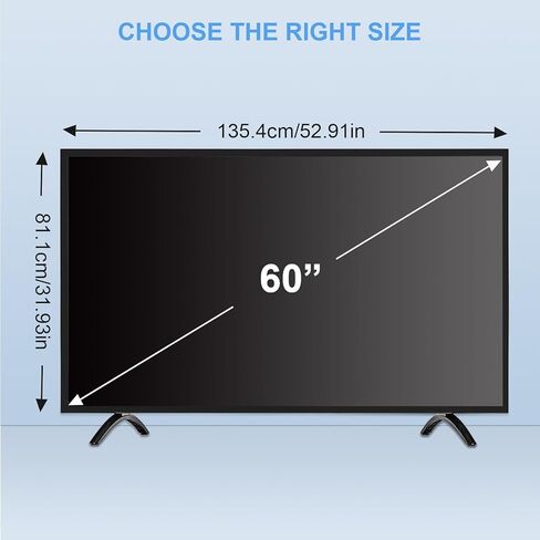TV Screen Protector 65 Inch: Television Screen Protector Panel Acrylic HD Clear Protective TV Display Protectors for LCD,LED, OLED QLED 4K HDTV & Computer Monitor in Saudi Arabia