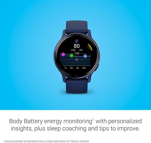 Garmin vívoactive 5, Health and Fitness GPS Smartwatch, AMOLED Display, Up to 11 Days of Battery (Renewed) (Ivory) in Saudi Arabia