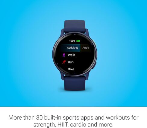 Garmin vívoactive 5, Health and Fitness GPS Smartwatch, AMOLED Display, Up to 11 Days of Battery (Renewed) (Ivory) in Saudi Arabia