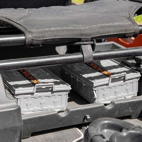 YakAttack TracPak Stackable Fishing Gear Storage Box, YakAttack Orange - Single Box (SSO-1003-OR) | Kayak Fishing Accessories in Saudi Arabia