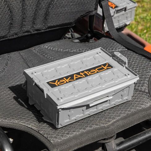 YakAttack TracPak Stackable Fishing Gear Storage Box, YakAttack Orange - Single Box (SSO-1003-OR) | Kayak Fishing Accessories in Saudi Arabia