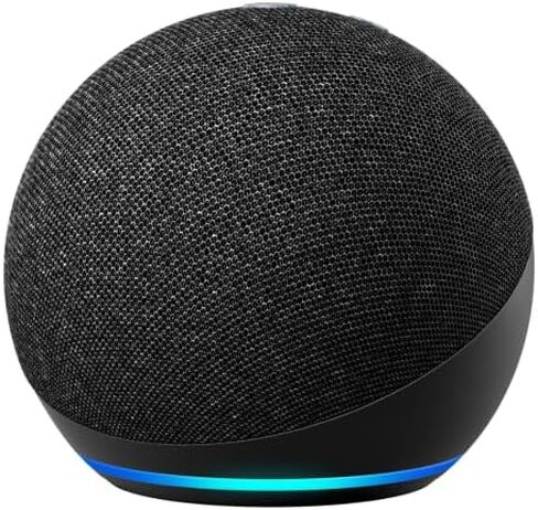 Echo Dot (أحدث طراز) مع Wiz 60W A19 LED Smart Color Bulb - يتصل بقاعدة Wi -Fi - E26 - التحكم مع الصوت أو التطبيق - المادة متوافقة in Saudi Arabia