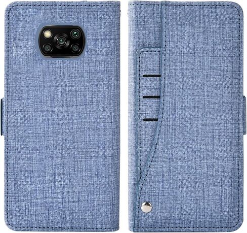حالة الهاتف ASUWISH ل Xiaomi Poco X3 Pro/PoCox3 NFC/POCO X3 محفظة مع حامي شاشة زجاجية مزقف ، in Saudi Arabia