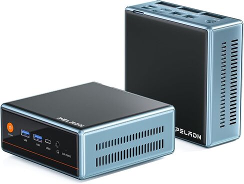PELADN WO4 Mini PC,AMD Ryzen 9 6900HX (8C/16T up to 4.9Ghz), 32GB DDR5 4800MHz, 1TB NVME SSD Desktop Computer, Triple Output/WiFi6/BT5.2/DP1.4/HD2.0/USB4.0/OS11 Pro for Gaming/Office/Home in Saudi Arabia