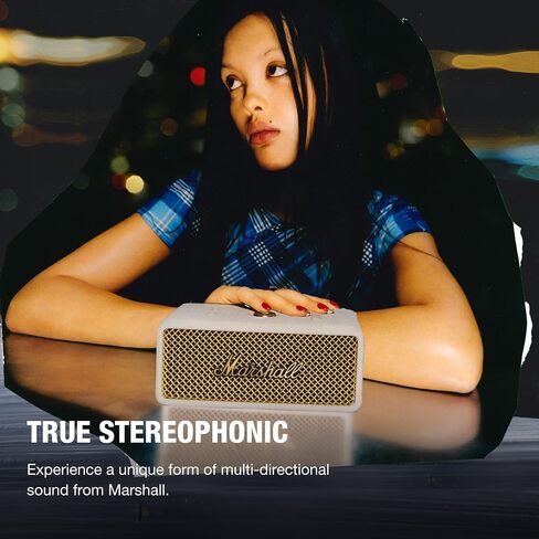 Marshall Emberton III Portable Bluetooth Speaker - Cream in Saudi Arabia