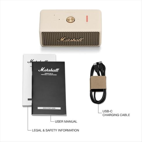 Marshall Emberton III Portable Bluetooth Speaker - Cream in Saudi Arabia