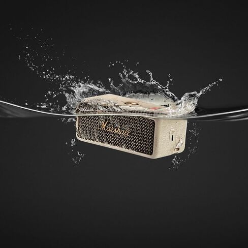 Marshall Emberton III Portable Bluetooth Speaker - Cream in Saudi Arabia