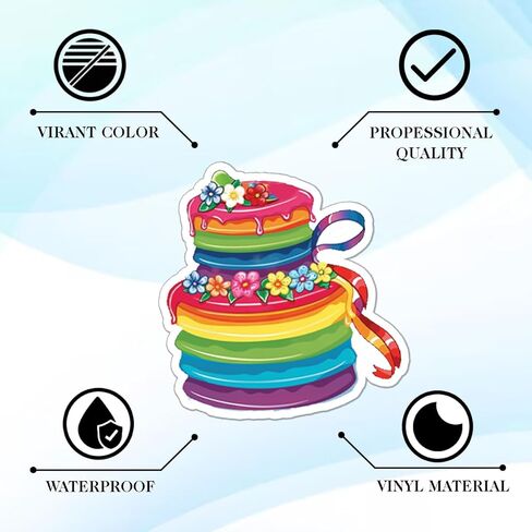 100 PCS ملصقات الحلوى - ملصق Candyland ملصق شارات مقاوم للماء لزجاجات المياه المحمول أمتعة كمبيوتر SCRABKING in Kuwait