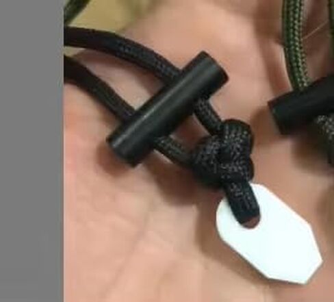Outdoor Fire Starter Necklace – Emergency Survival Tool with Ferro Rod, Ceramic Striker & Paracord Lanyard in Kuwait