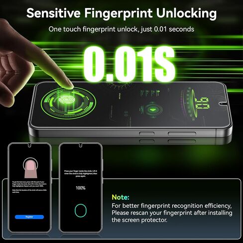 Esanik for S25 Ultra Anti Reflective Screen Protector, Anti-Glare & Fingerprint Unlock Compatible, Matte PET Film [Non-Glass], Auto-alignment Frame, Anti-Fingerprint, Smooth as Silk, 2+2 Pack in Saudi Arabia