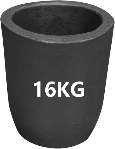 LSMIITTH 25 كيلوغرام من الجرافيت Clay Crucible لذوبان المعادن الصبغة تكرير الألومنيوم الفضة النحاس الذهب - #25 بوتقة in Saudi Arabia