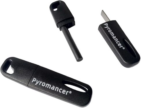 2Packs Ferro Rod Fire Starter for Camping, Ferrocerium Flint and Striker Survival Kit in Saudi Arabia