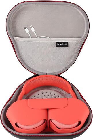 حافظة صلبة من Smatree لأجهزة Apple AirPods Max تدعم وضع النوم، حقيبة حمل للسفر لملحقات سماعات Airpod Max، حقيبة تخزين واقية محمولة in Saudi Arabia